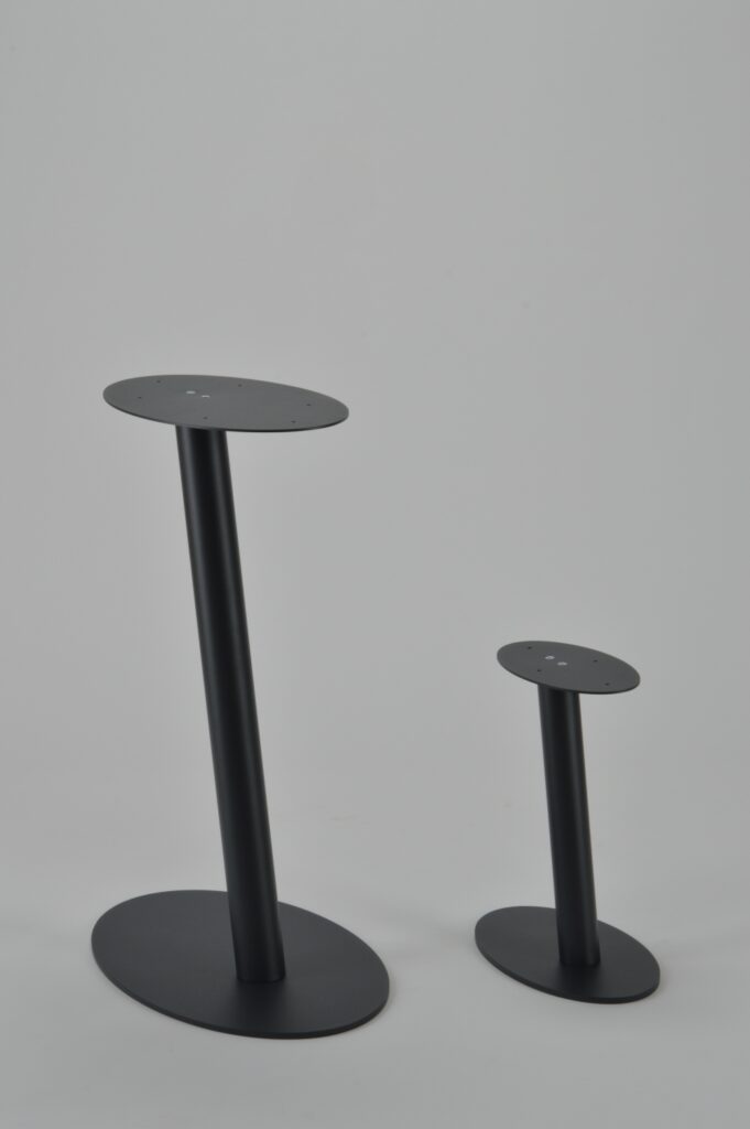 Excentrické centrální nohy, noha pod úhlem 80°